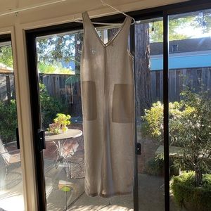 Universal Thread Jumpsuit in Small, Sand color